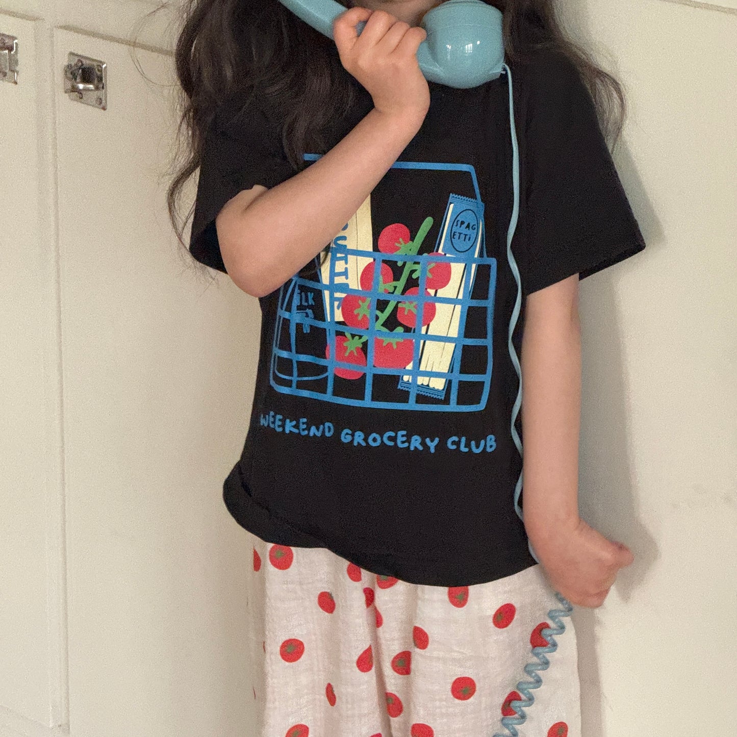 Basket T-Shirts [Ivory/M(4-5yr)]