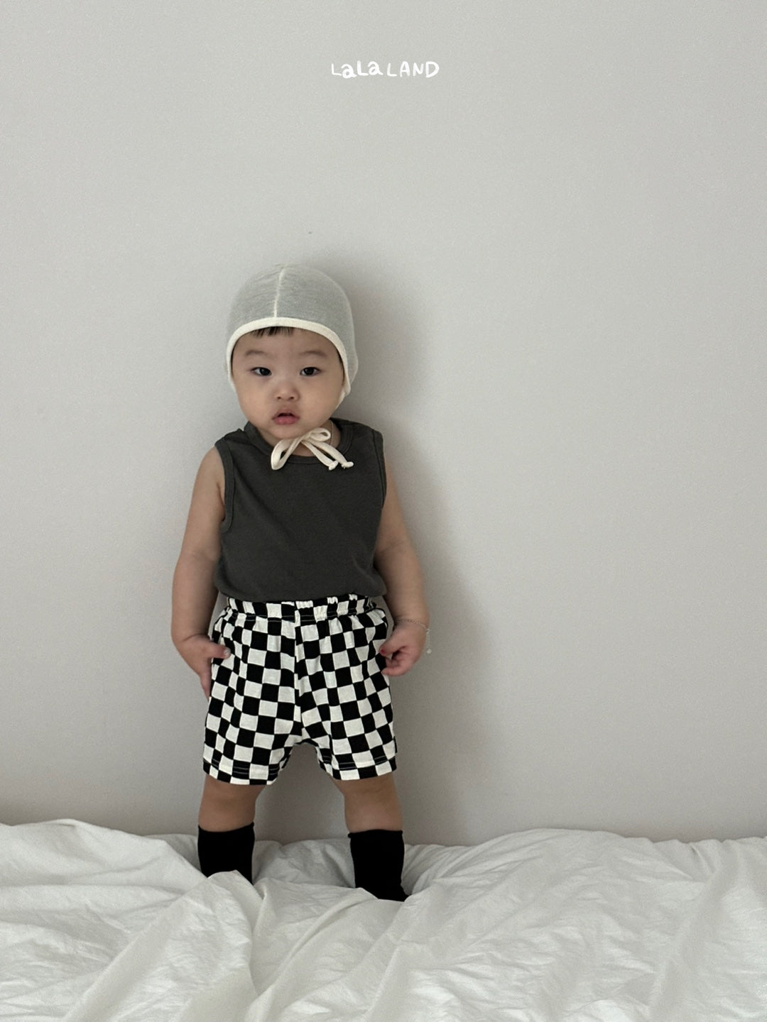 [PRE-ORDER] Checker Board Baby Shorts