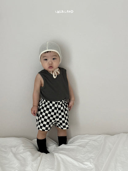 [PRE-ORDER] Checker Board Baby Shorts
