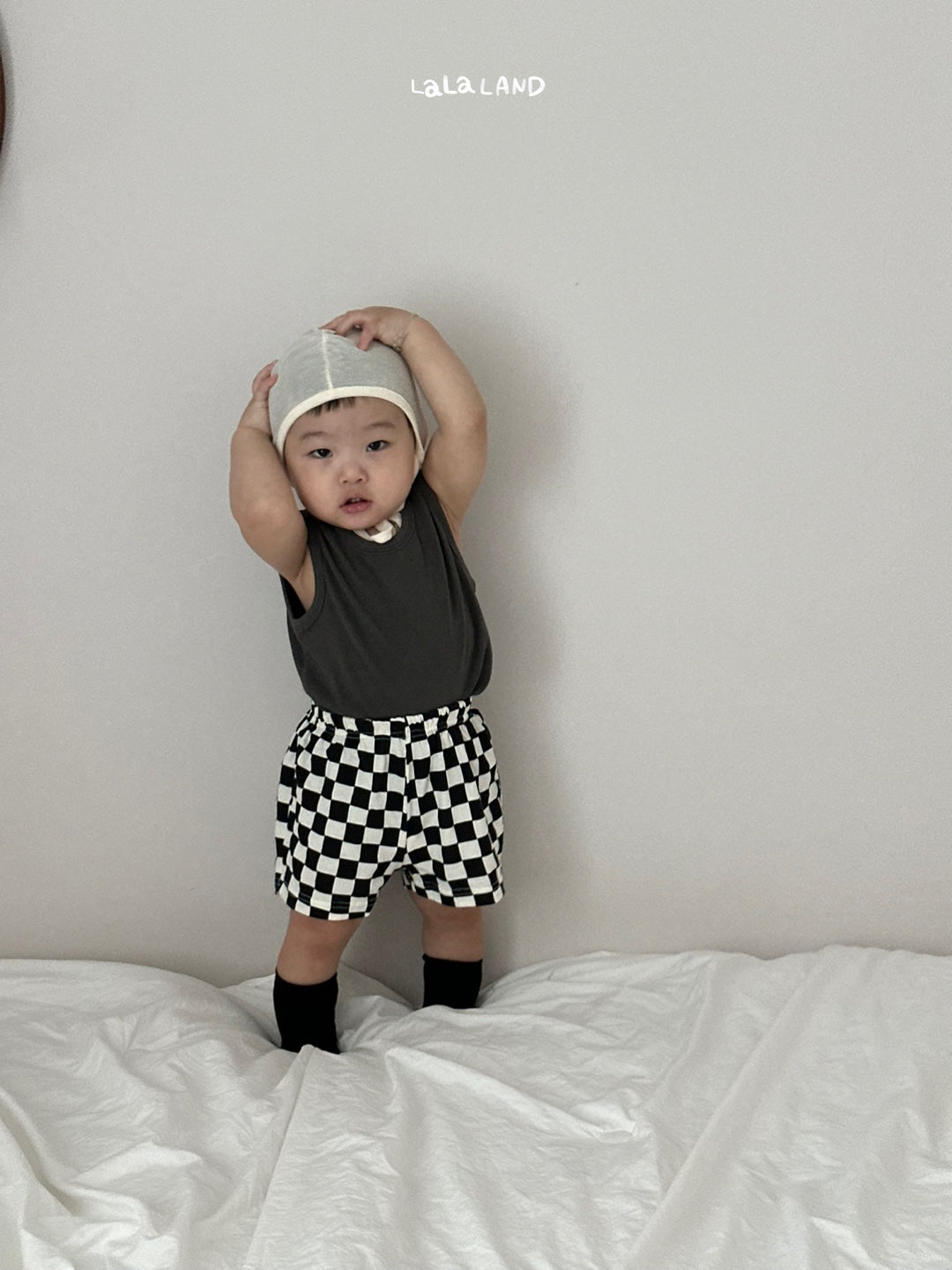 [PRE-ORDER] Checker Board Baby Shorts