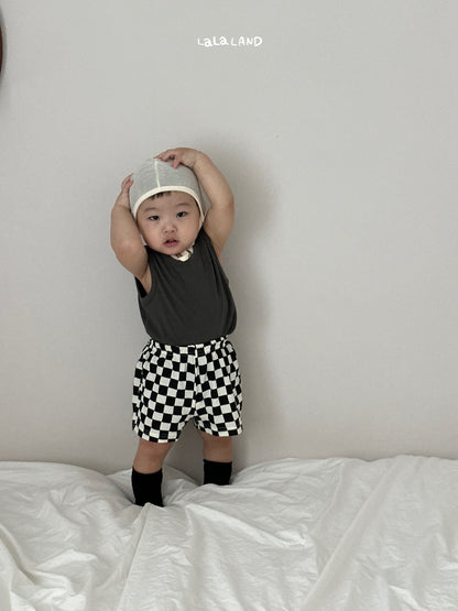[PRE-ORDER] Checker Board Baby Shorts