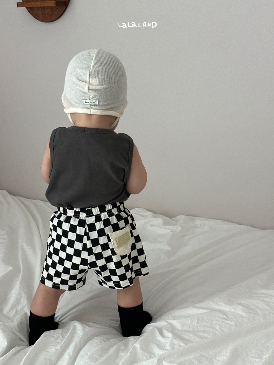 [PRE-ORDER] Checker Board Baby Shorts