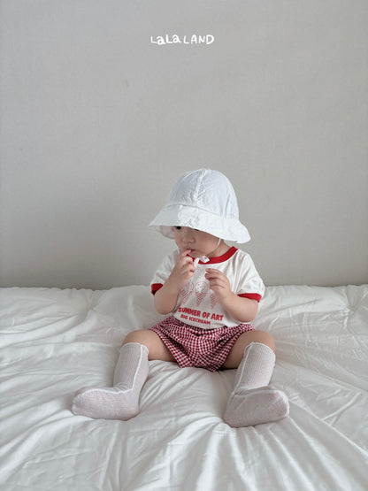 Check Baby Shorts [Olive/6m]
