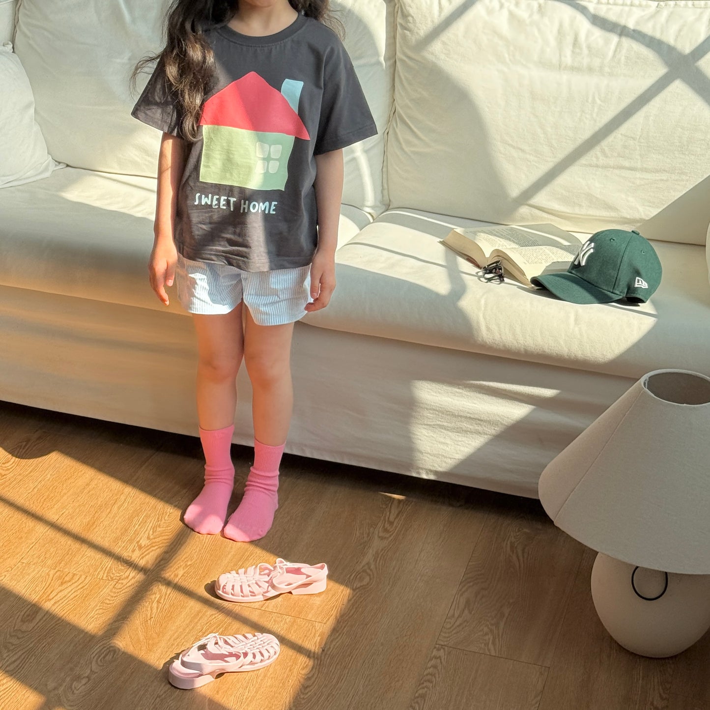 Sweet Home T-Shirts [Ivory/XS(2-3yr), M(4-5yr)]