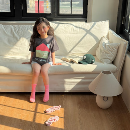 Sweet Home T-Shirts [Ivory/XS(2-3yr), M(4-5yr)]