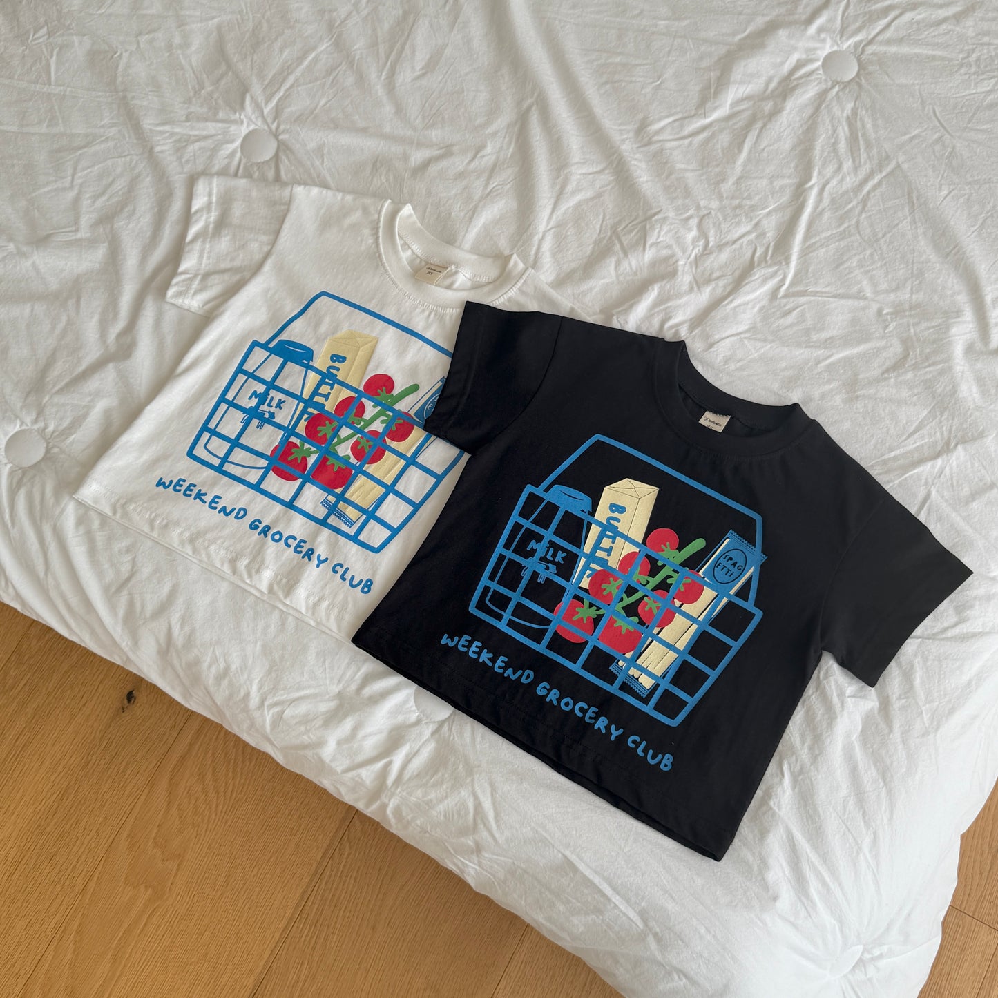 Basket T-Shirts [Ivory/M(4-5yr)]
