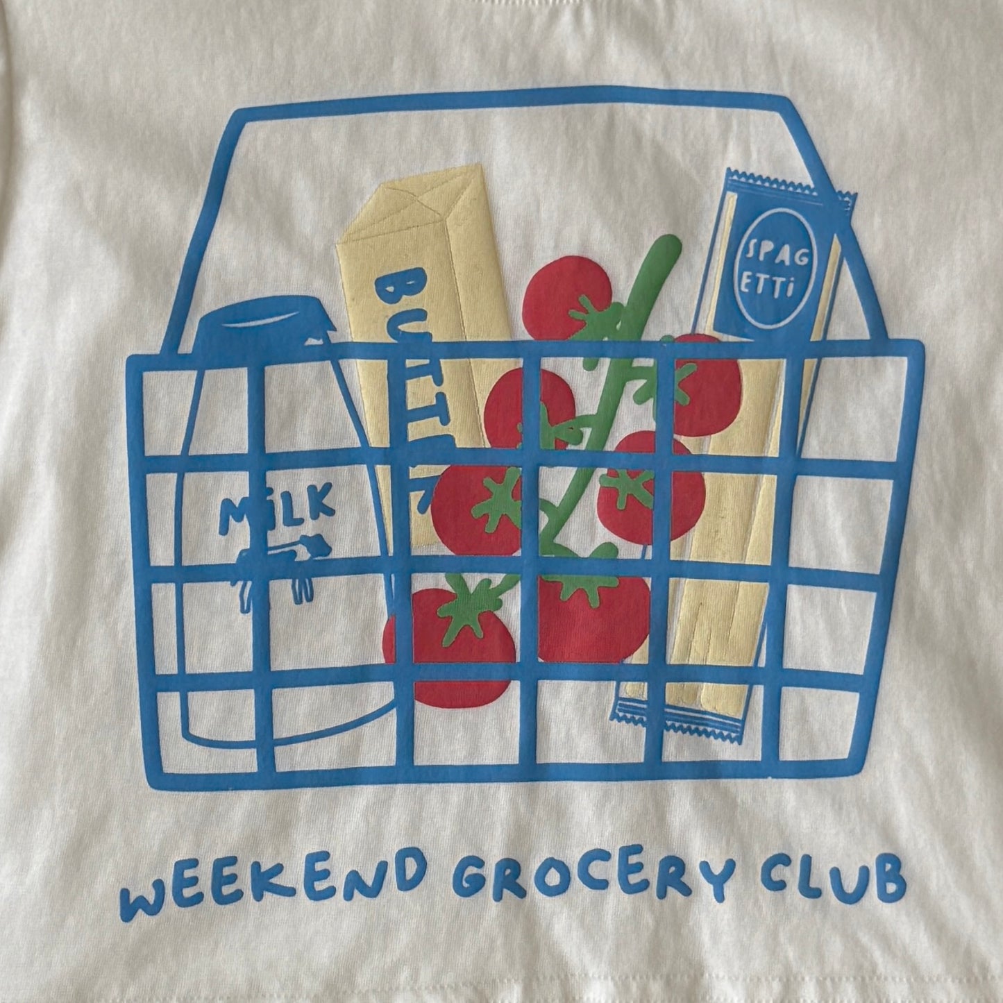 Basket T-Shirts [Ivory/M(4-5yr)]