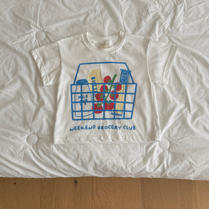 Basket T-Shirts [Ivory/M(4-5yr)]