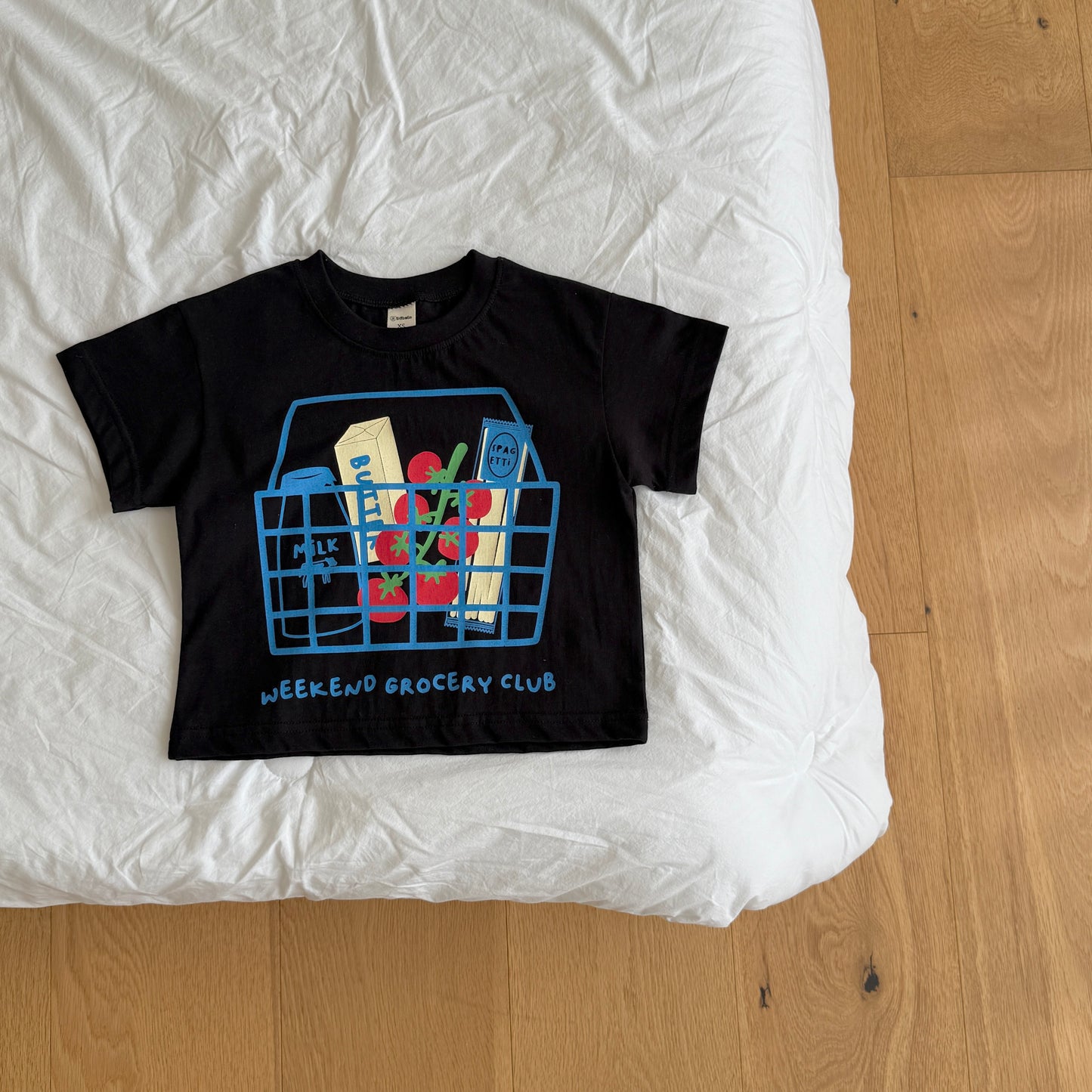 Basket T-Shirts [Ivory/M(4-5yr)]