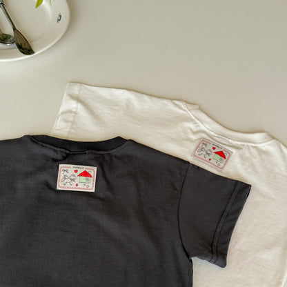 Sweet Home T-Shirts [Ivory/XS(2-3yr), M(4-5yr)]