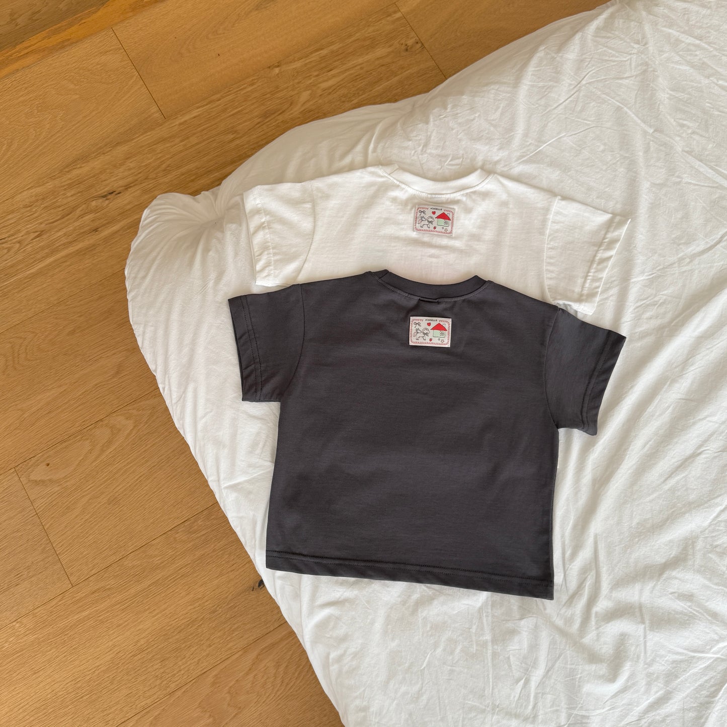Sweet Home T-Shirts [Ivory/XS(2-3yr), M(4-5yr)]