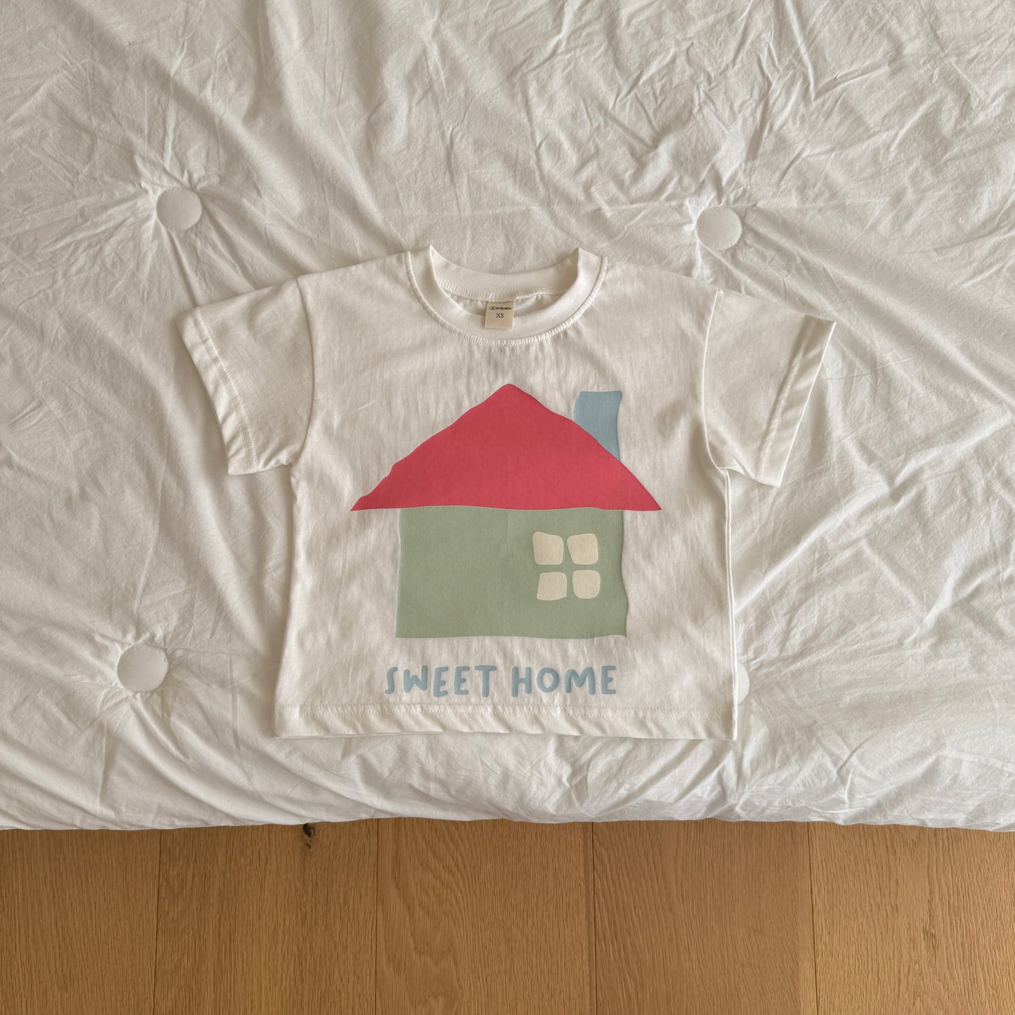 Sweet Home T-Shirts [Ivory/XS(2-3yr), M(4-5yr)]