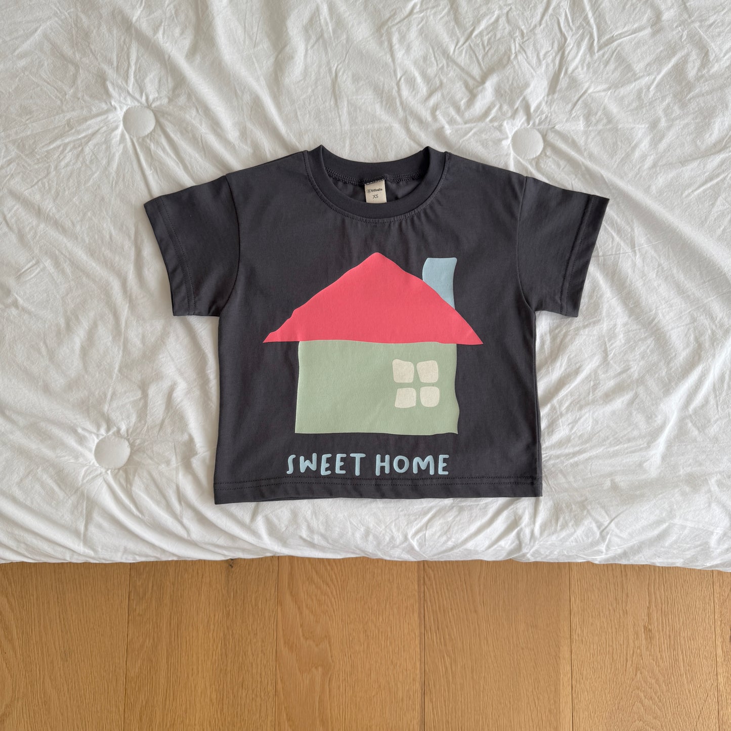 Sweet Home T-Shirts [Ivory/XS(2-3yr), M(4-5yr)]