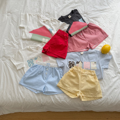 Pastel Home T-Shirts [Ivory/XS(2-3yr)]