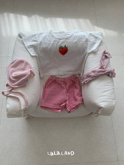 Check Baby Shorts [Olive/6m]