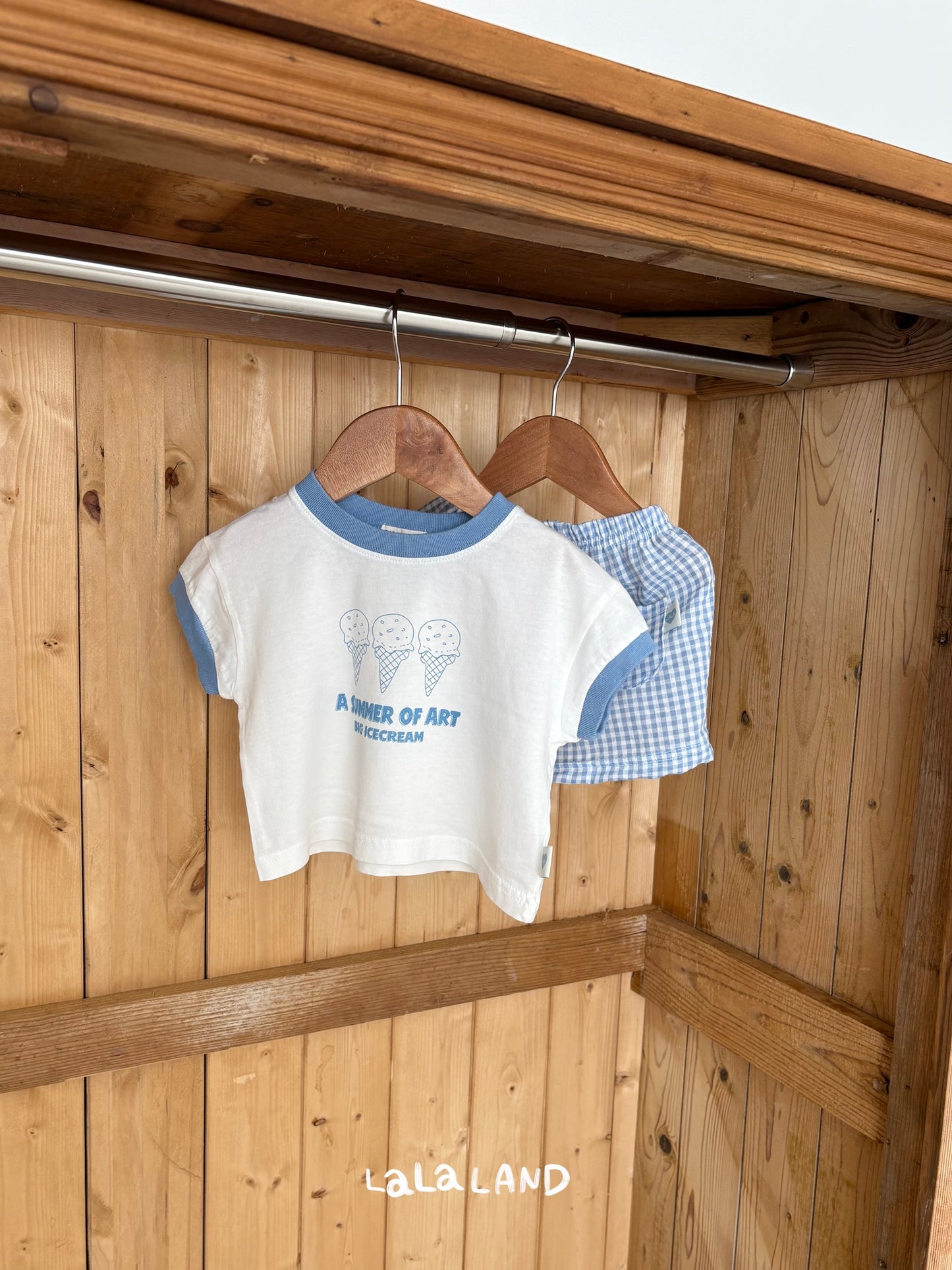 Check Baby Shorts [Olive/6m]
