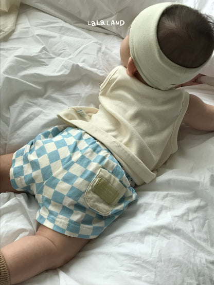 [PRE-ORDER] Checker Board Baby Shorts