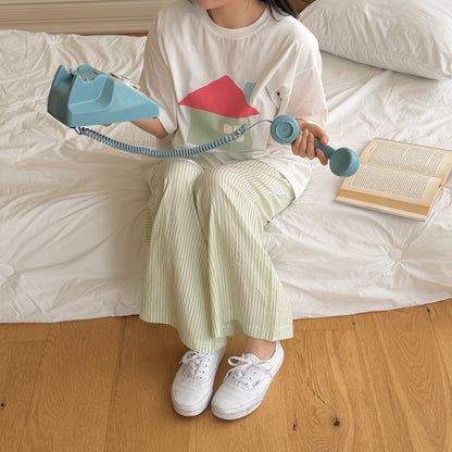 Sweet Home T-Shirts [Ivory/XS(2-3yr), M(4-5yr)]
