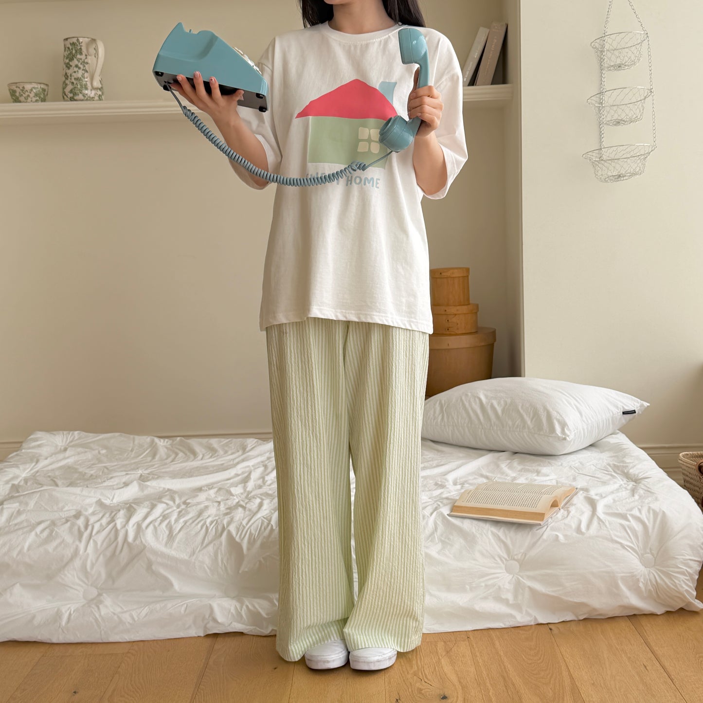 Sweet Home T-Shirts [Ivory/XS(2-3yr), M(4-5yr)]