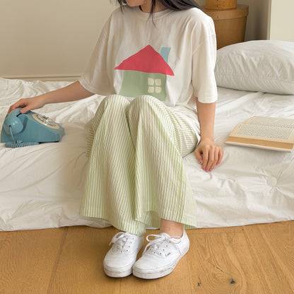 Sweet Home T-Shirts [Ivory/XS(2-3yr), M(4-5yr)]