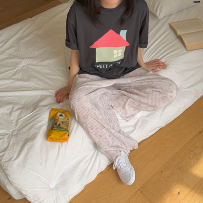 Sweet Home T-Shirts [Ivory/XS(2-3yr), M(4-5yr)]