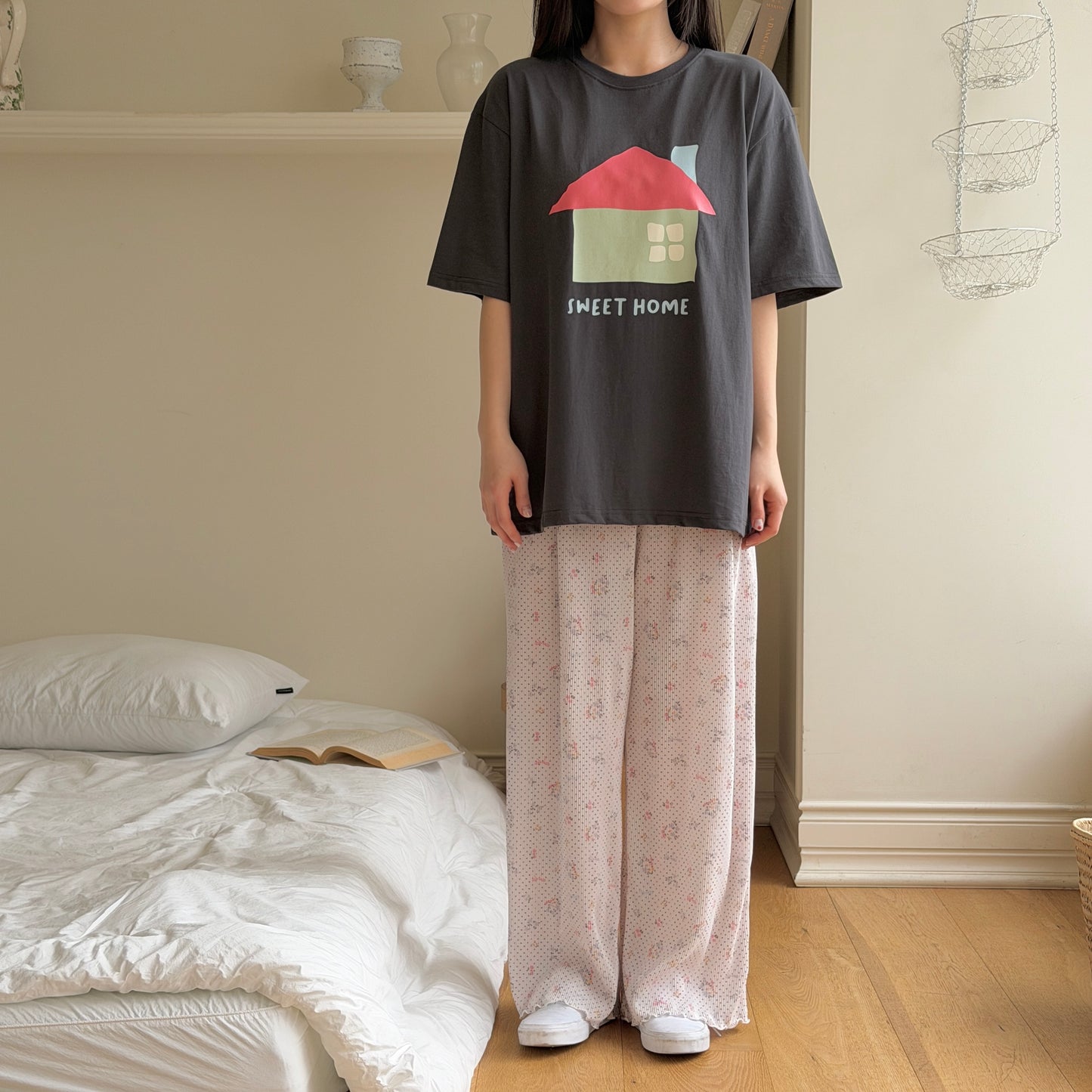 Sweet Home T-Shirts [Ivory/XS(2-3yr), M(4-5yr)]