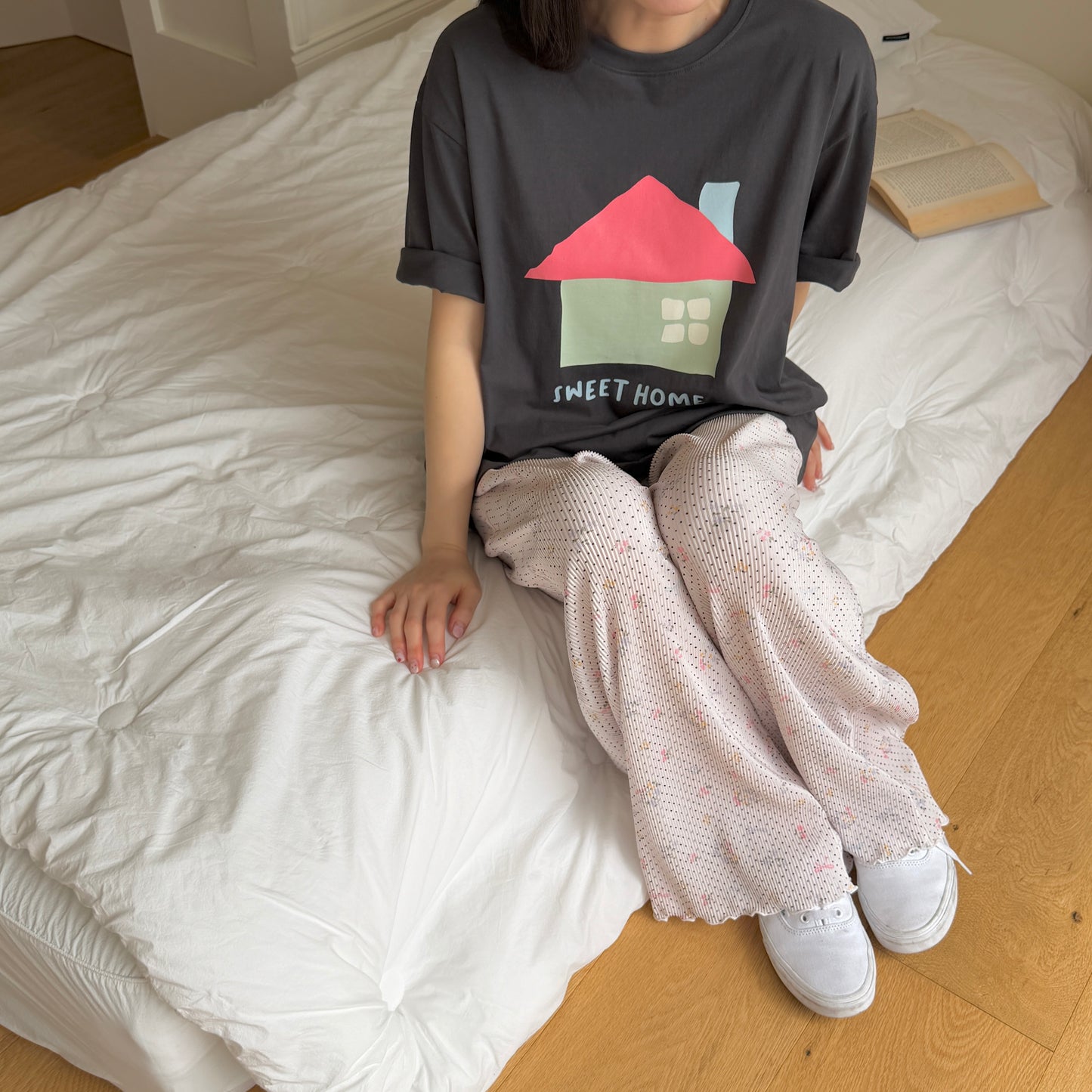 Sweet Home T-Shirts [Ivory/XS(2-3yr), M(4-5yr)]