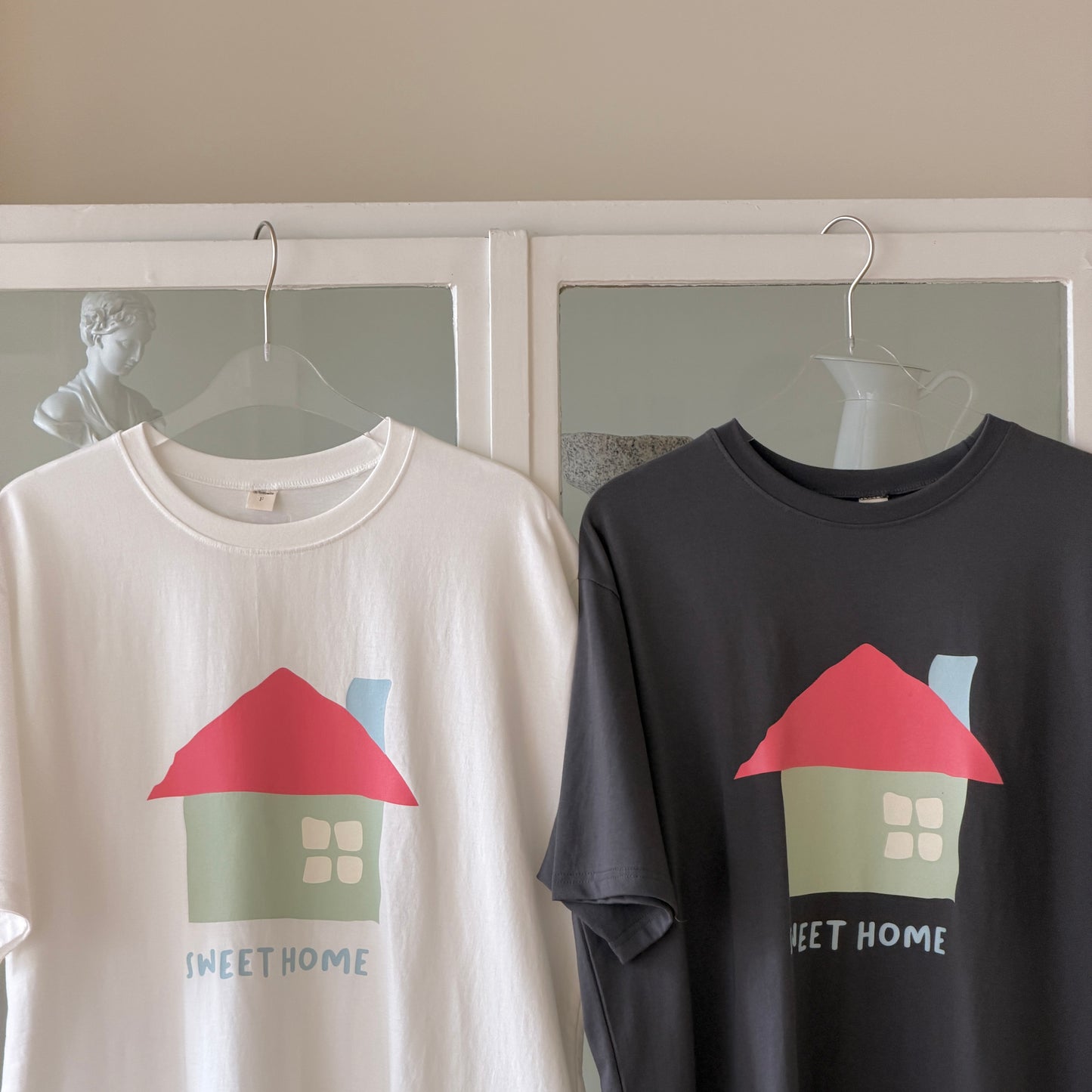 Sweet Home T-Shirts [Ivory/XS(2-3yr), M(4-5yr)]