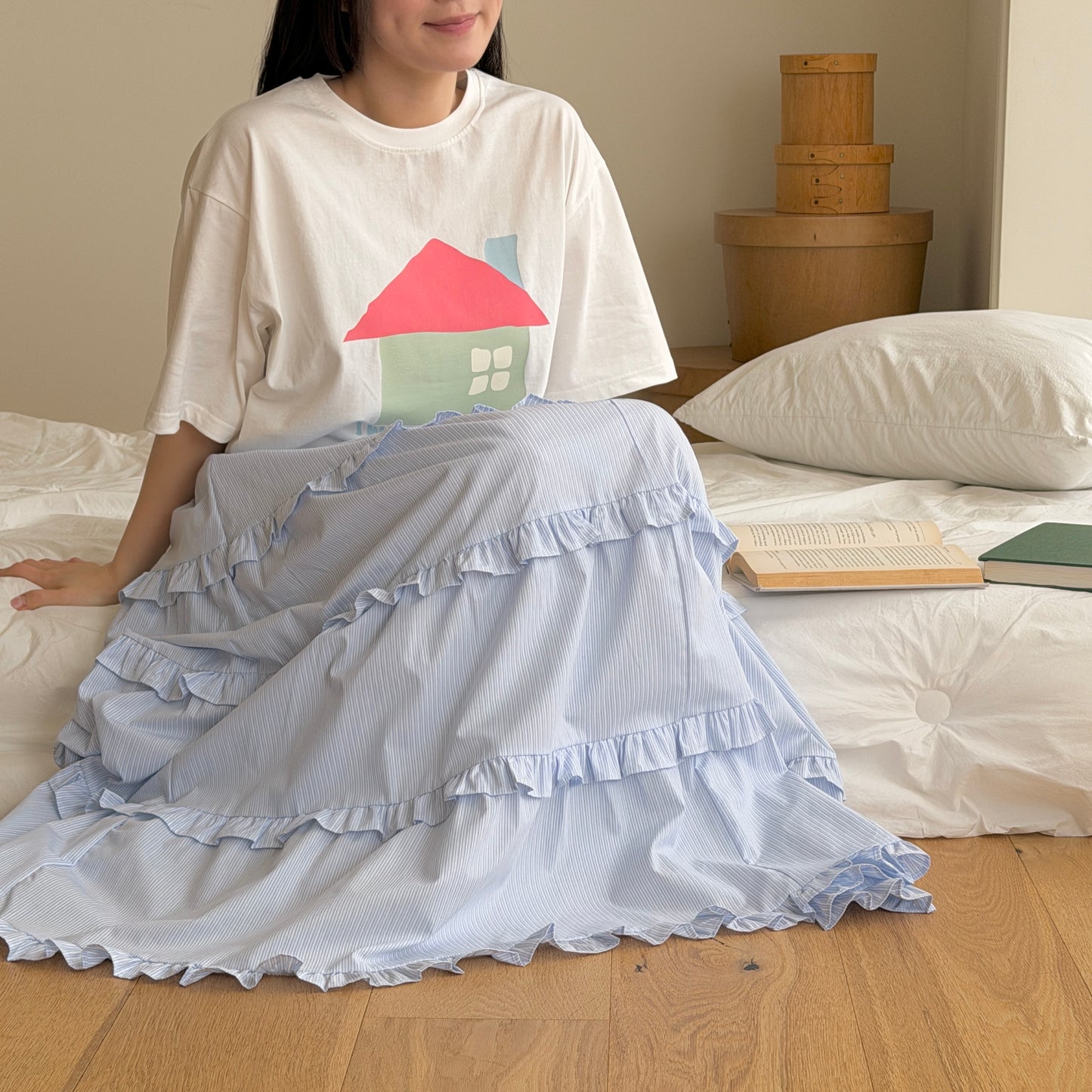 Sweet Home T-Shirts [Ivory/XS(2-3yr), M(4-5yr)]