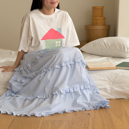 Sweet Home T-Shirts [Ivory/XS(2-3yr), M(4-5yr)]