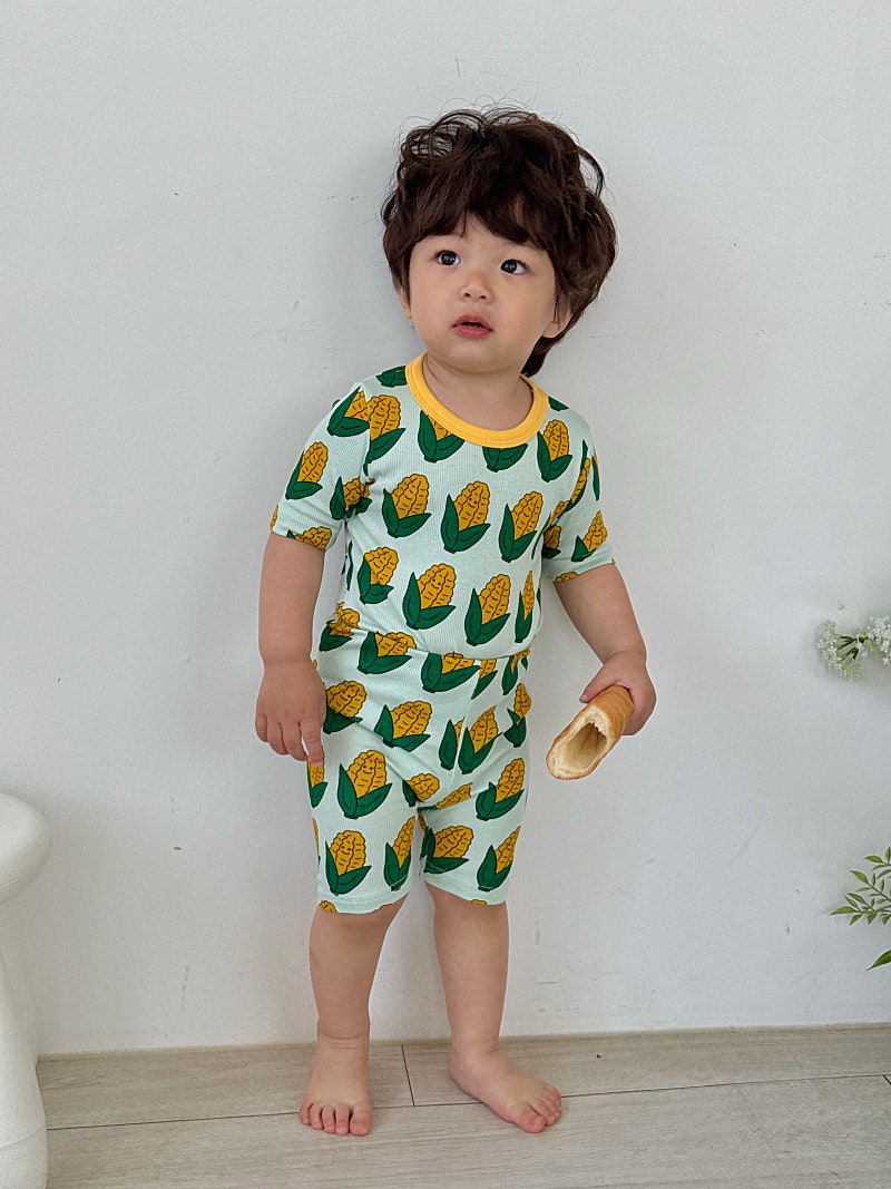 Sweet Bamboo Ribbed Home Wear Set