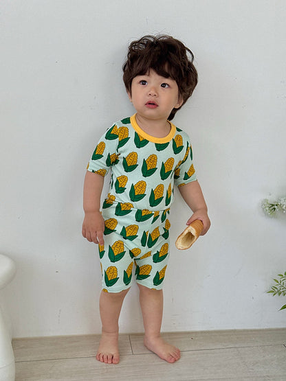 Sweet Bamboo Ribbed Home Wear Set