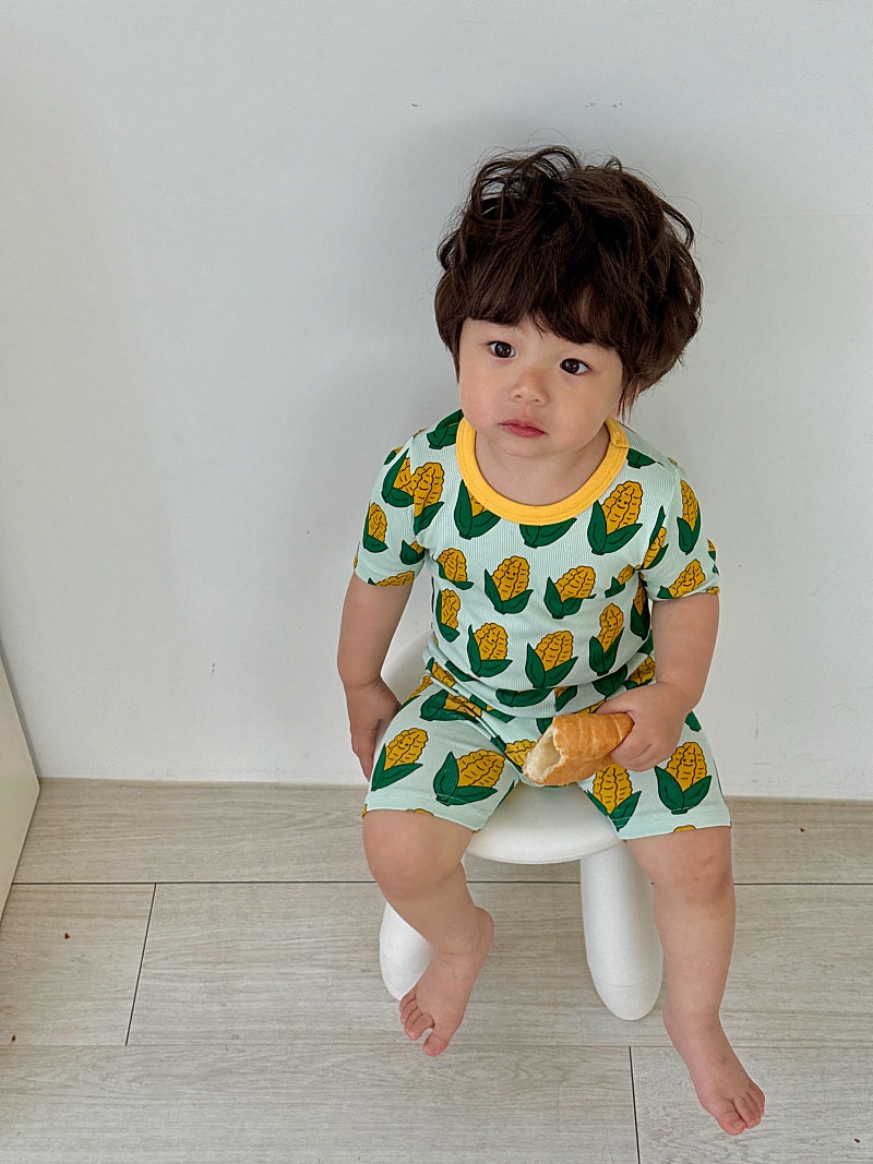 Sweet Bamboo Ribbed Home Wear Set