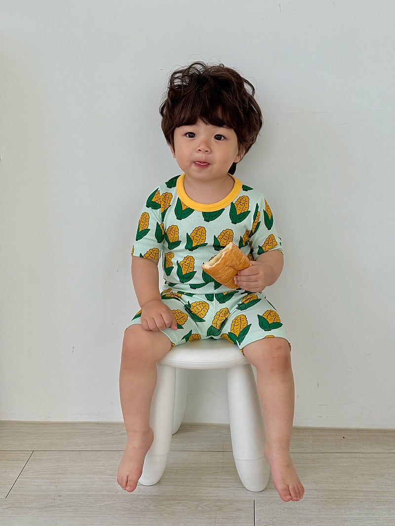 Sweet Bamboo Ribbed Home Wear Set
