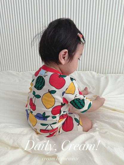 Sweet Bamboo Ribbed Home Wear Set