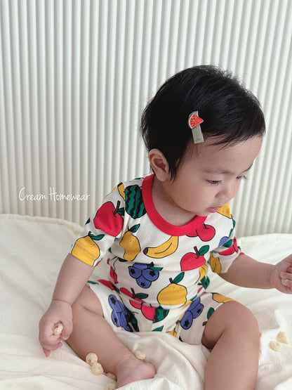 Sweet Bamboo Ribbed Home Wear Set