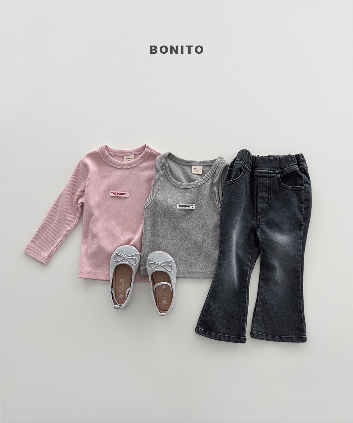 [PRE-ORDER] Boot-Cut Span Denim Pants