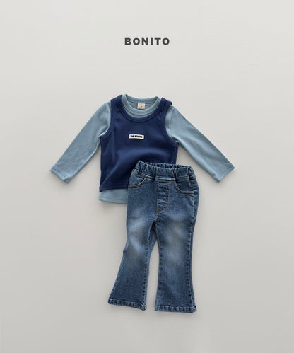 [PRE-ORDER] Boot-Cut Span Denim Pants