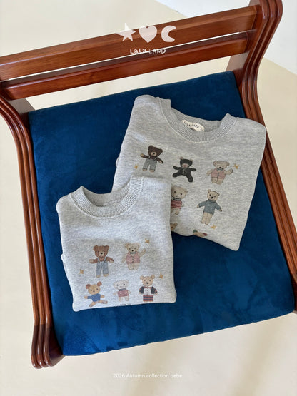 [PRE-ORDER] Bear Friends Baby Sweatshirts