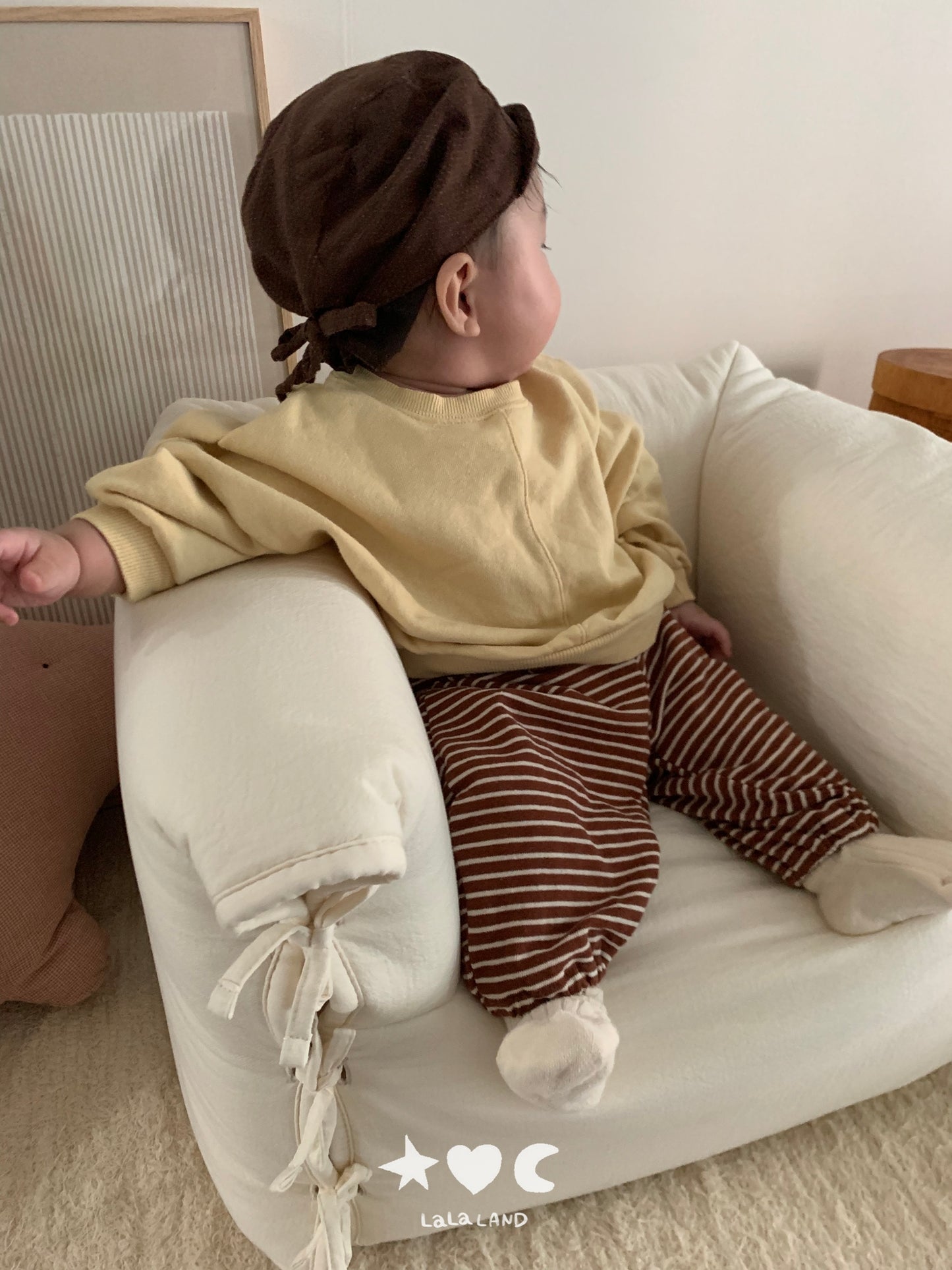 [PRE-ORDER] Stripe Terry Baby Pants
