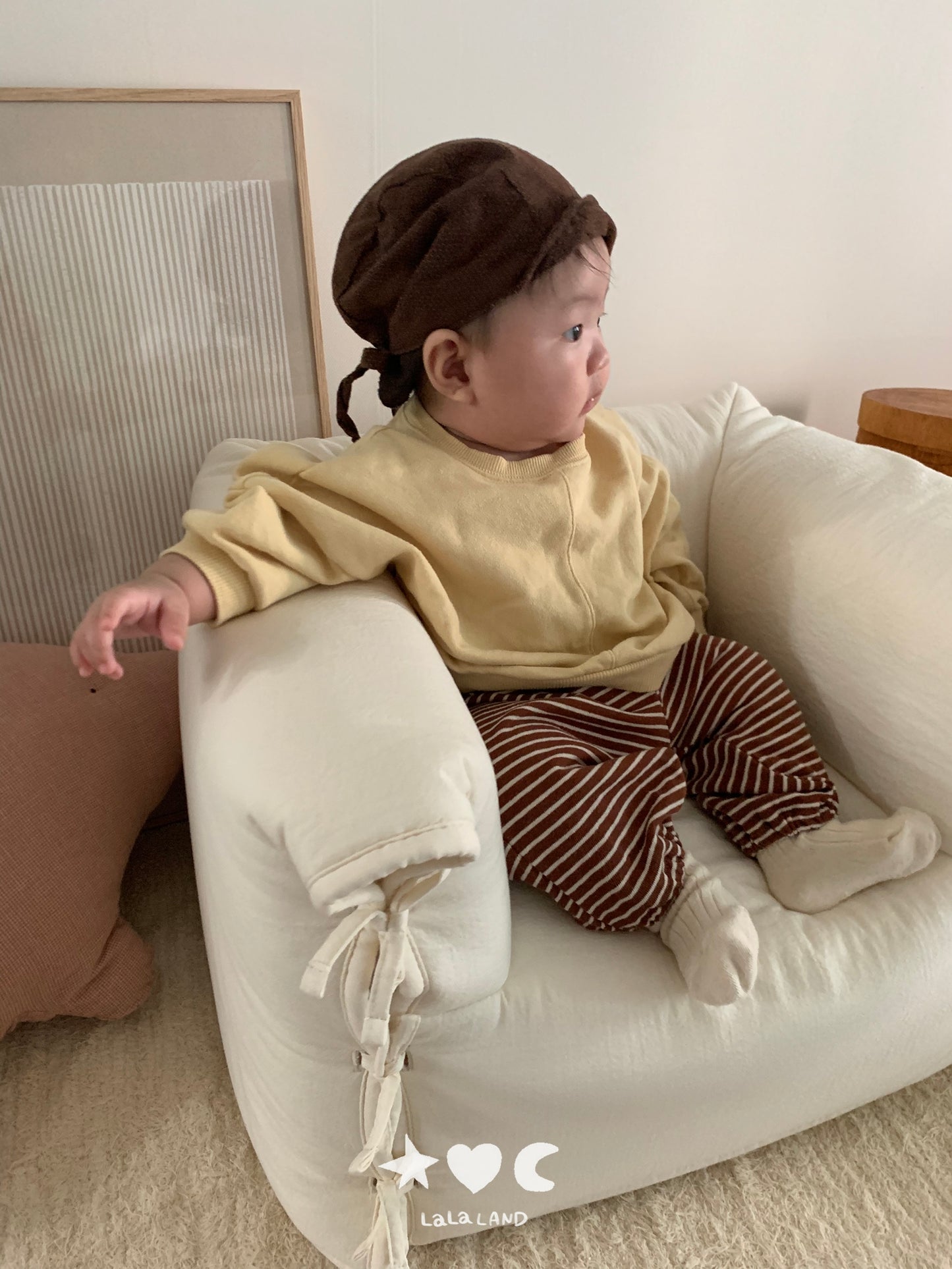 [PRE-ORDER] Stripe Terry Baby Pants