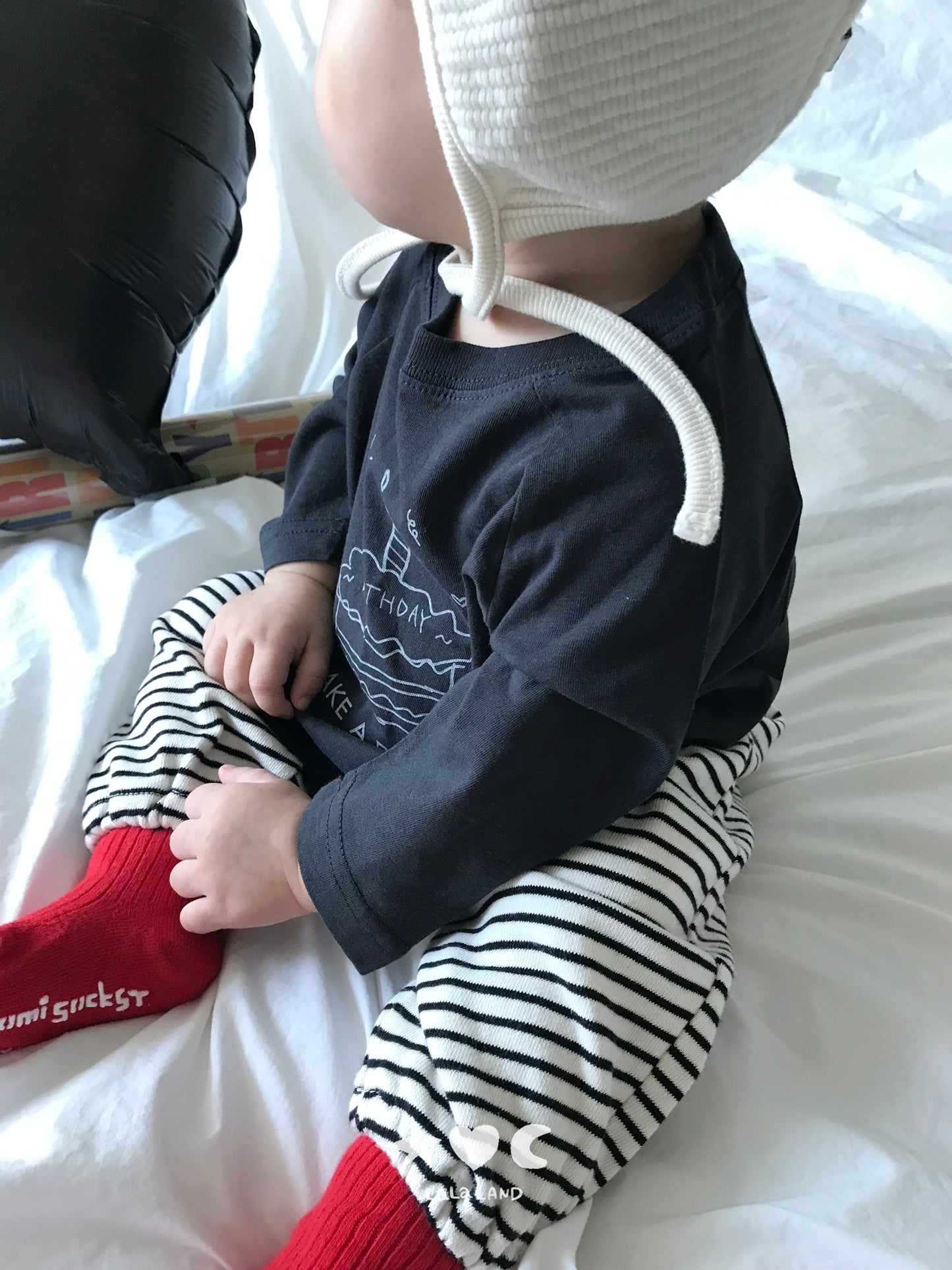 [PRE-ORDER] Stripe Terry Baby Pants