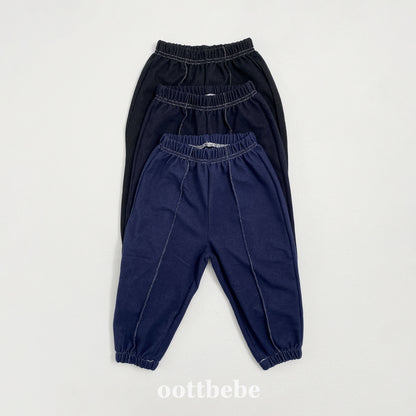 [PRE-ORDER] Indigo Span Pin-Tuck Pants