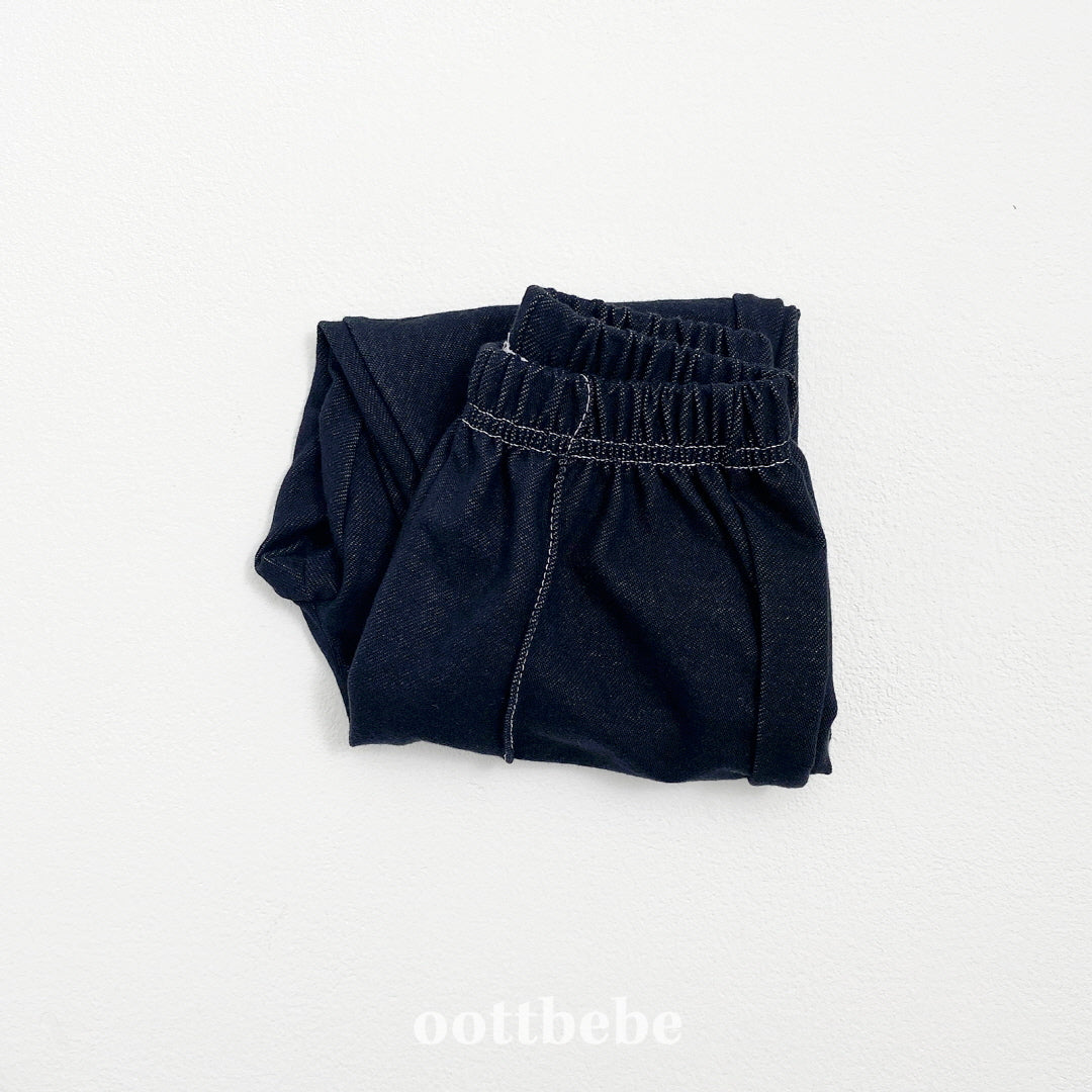 [PRE-ORDER] Indigo Span Pin-Tuck Pants
