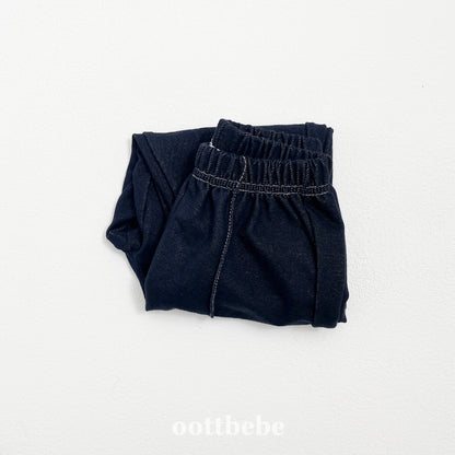 [PRE-ORDER] Indigo Span Pin-Tuck Pants