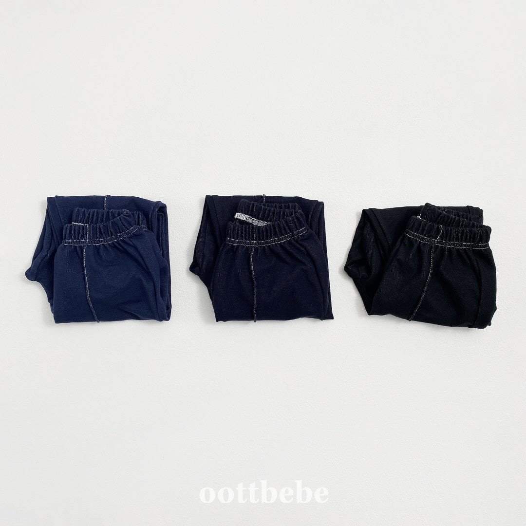 [PRE-ORDER] Indigo Span Pin-Tuck Pants