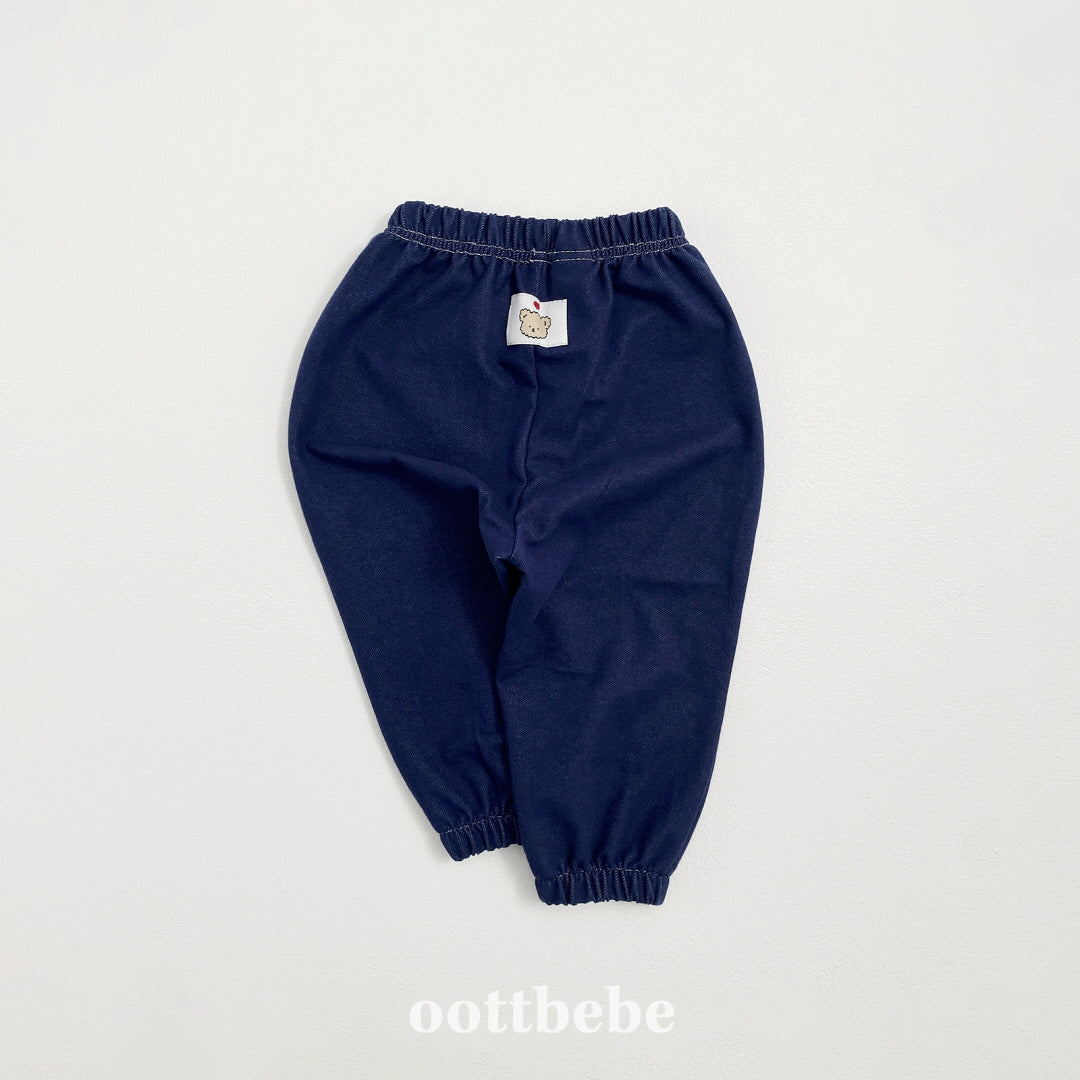 [PRE-ORDER] Indigo Span Pin-Tuck Pants