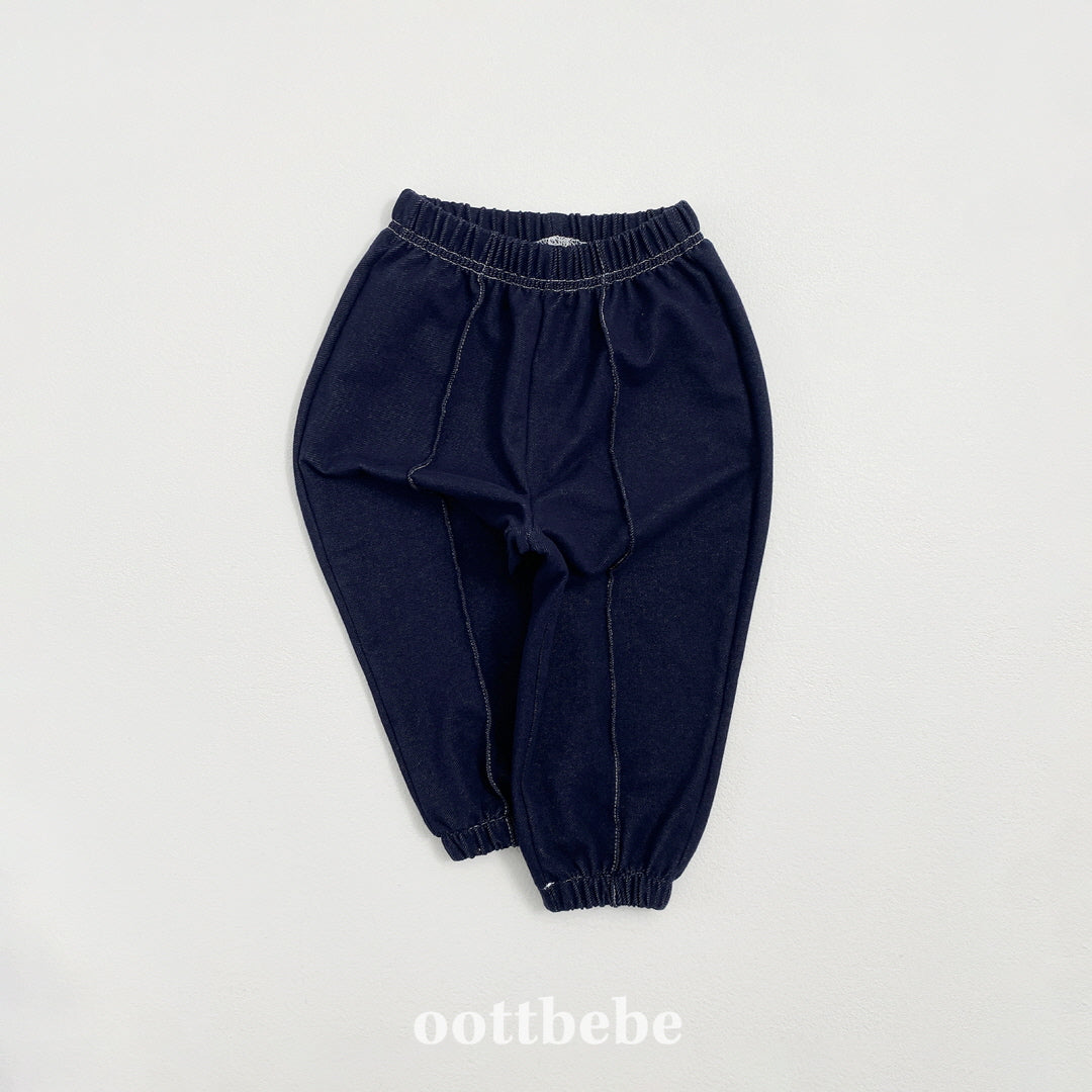 [PRE-ORDER] Indigo Span Pin-Tuck Pants