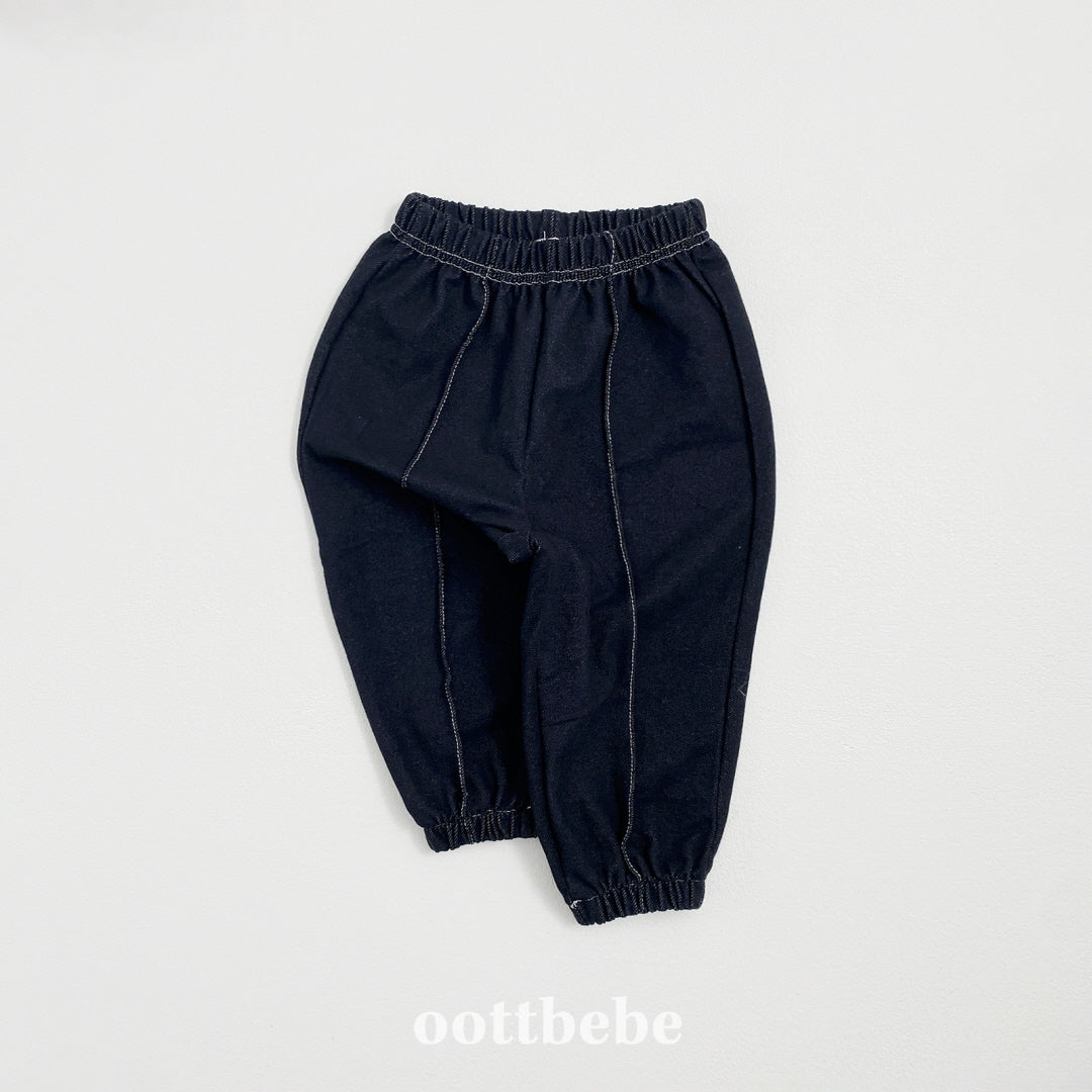 [PRE-ORDER] Indigo Span Pin-Tuck Pants
