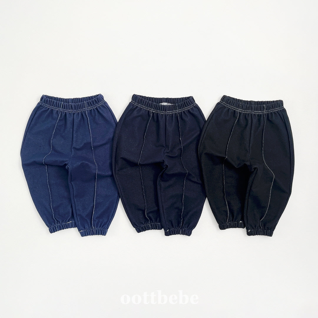 [PRE-ORDER] Indigo Span Pin-Tuck Pants